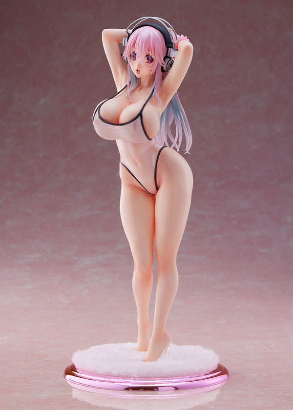 Super Sonico - Super Sonico Super Sonico White Swimwear Style Figures///Scale Figure