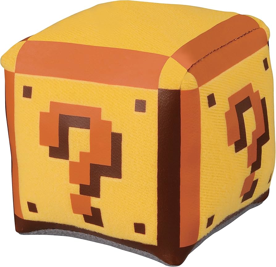 Super Mario Bros 30th Anniversary Coin Box Plush