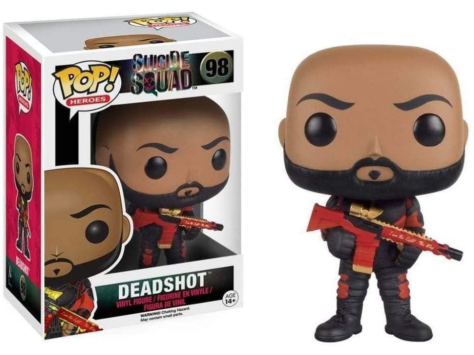 Funko POP! Heroes: Suicide Squad- Deadshot (No Mask) Pop - [barcode] - Dragons Trading