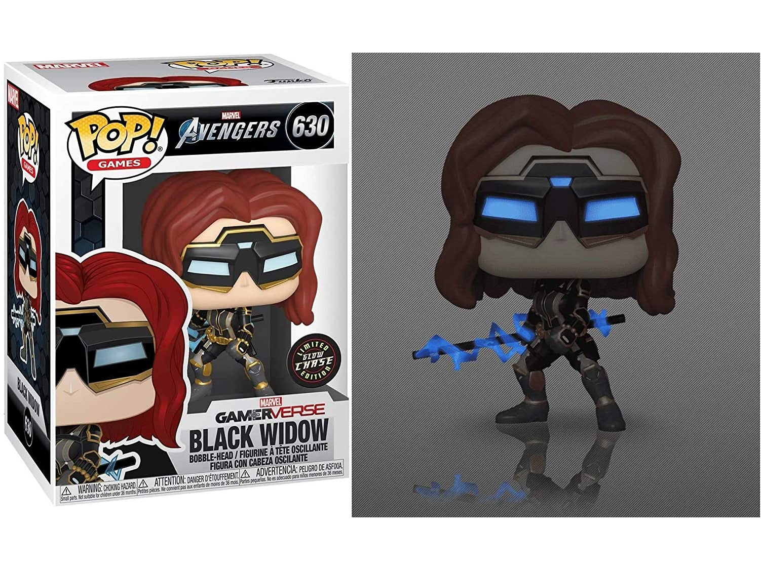 Avengers Game Black Widow Stark Tech Suit Pop Chase