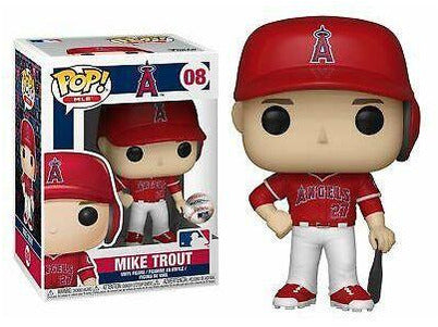 Funko MLB POP MLB Mike Trout Vinyl Figure 08 Alternate, Damaged